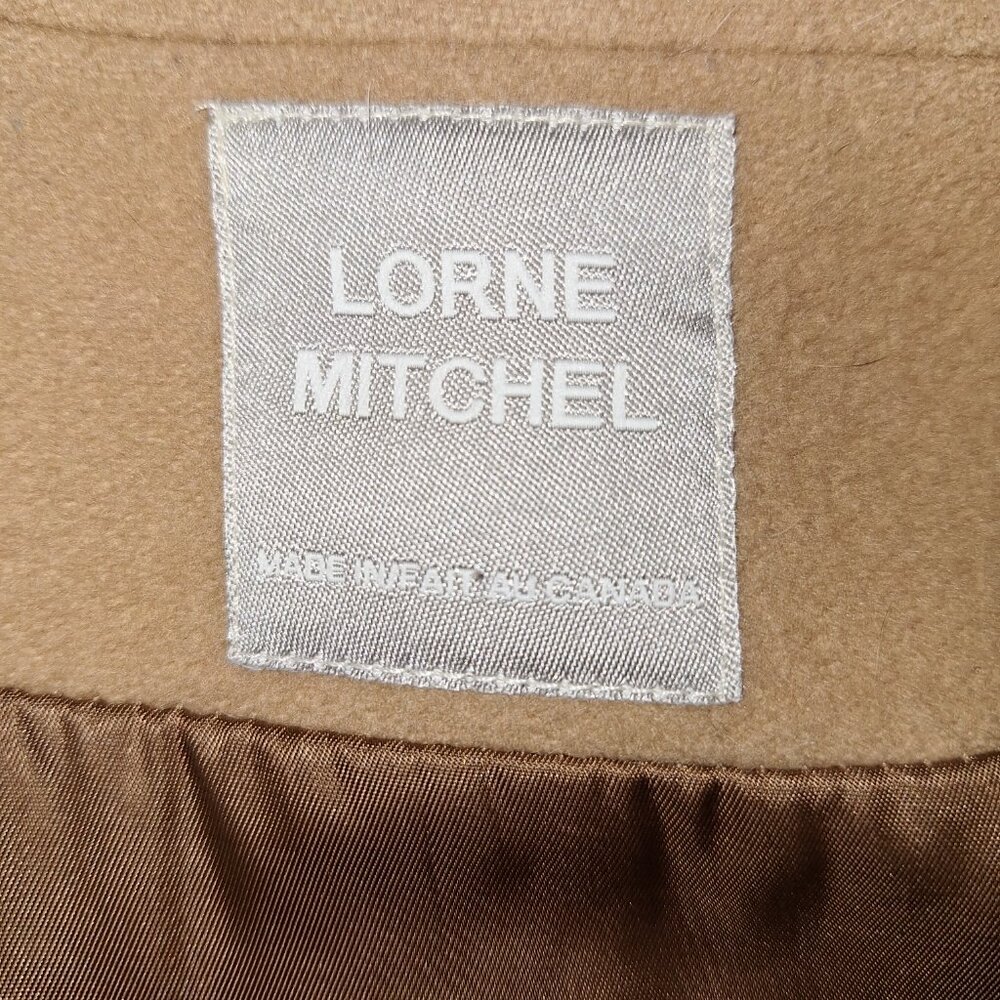 Ladies Beige 3-Button Lined Wool & Cashmere Car C… - image 4